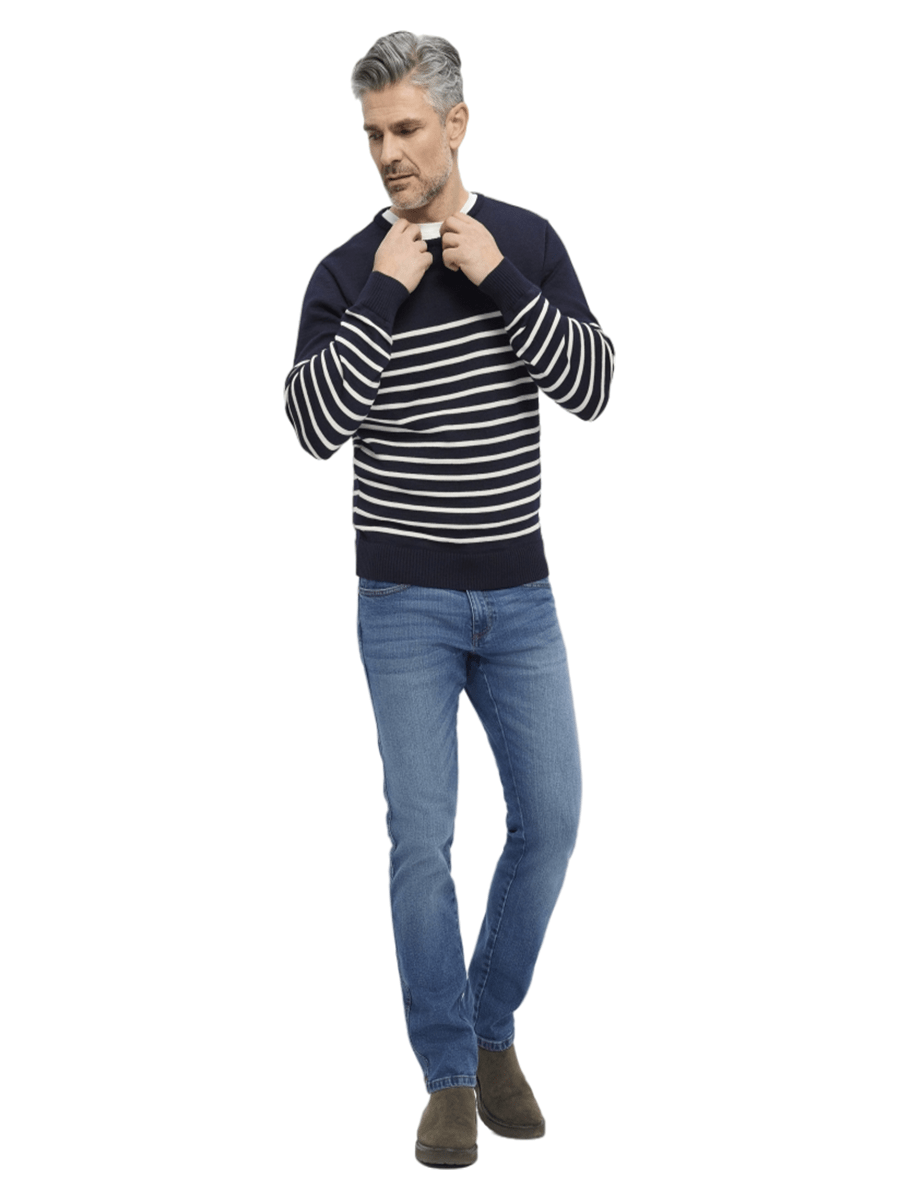 REDGREEN Strik & Sweat 151600012-navystripe_S - Bygholm Menswear